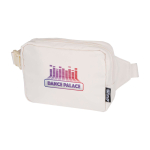 Travel shoulder bag, recycled polyester, main compartment, 1L off white colour
