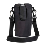 Eco bottle travel case, sustainable materials, 2L black colour