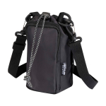 Eco bottle travel case, sustainable materials, 2L black colour