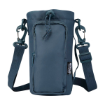 Eco bottle travel case, sustainable materials, 2L cyan blue colour