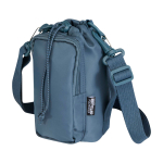 Eco bottle travel case, sustainable materials, 2L cyan blue colour