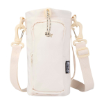 Eco bottle travel case, sustainable materials, 2L off white colour