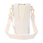 Eco bottle travel case, sustainable materials, 2L off white colour