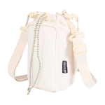 Eco bottle travel case, sustainable materials, 2L off white colour