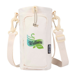 Eco bottle travel case, sustainable materials, 2L off white colour