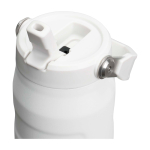 Recycled stainless steel bottle, 700ml, Stanley IceFlow™ 2.0 white/blue colour