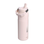 Recycled stainless steel bottle, 700ml, Stanley IceFlow™ 2.0 light pink colour
