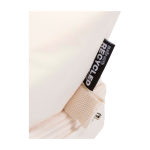 Recycled polyester toiletry bag, large bottom compartment, 6L off white colour