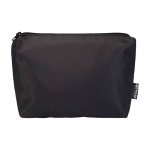Eco travel toiletry bag, main compartment, 2L black colour