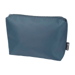 Eco travel toiletry bag, main compartment, 2L cyan blue colour