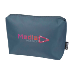 Eco travel toiletry bag, main compartment, 2L cyan blue colour
