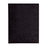 Recycled sherpa blanket, soft touch, 126 x 152 cm black colour