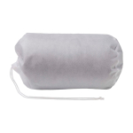 Recycled sherpa blanket, soft touch, 126 x 152 cm black colour