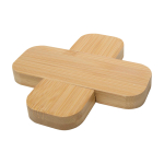 Small bamboo trivet, rounded corners natural colour