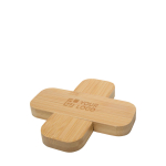 Small bamboo trivet, rounded corners