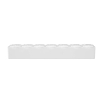 Weekly pill organiser, seven labelled compartments white colour