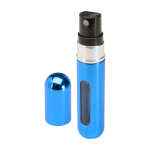 Portable refillable perfume atomiser, 5ml, travel-friendly blue colour