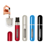Portable refillable perfume atomiser, 5ml, travel-friendly red colour