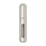Portable refillable perfume atomiser, 5ml, travel-friendly matt silver colour