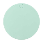 Elegant sliding makeup mirror, quick touch-ups mist green colour