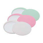 Elegant sliding makeup mirror, quick touch-ups mist green colour