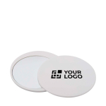 Elegant sliding makeup mirror, quick touch-ups