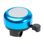 Bicycle bell, aluminium and plastic, loud sound blue colour