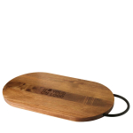 Acacia wood chopping board, ergonomic handle