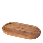 Elegant serving tray, high-quality acacia wood
