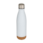 Double-wall stainless steel bottle, cork base, 500ml