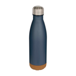 Double-wall stainless steel bottle, cork base, 500ml