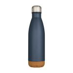 Double-wall stainless steel bottle, cork base, 500ml second front view