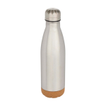 Double-wall stainless steel bottle, cork base, 500ml