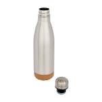 Double-wall stainless steel bottle, cork base, 500ml second view