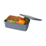 Recycled plastic lunch boxes for businesses 800 ml grey colour second view