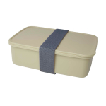 Recycled plastic lunch boxes for businesses 800 ml beige colour