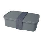 Recycled plastic lunch boxes for businesses 800 ml dark grey colour