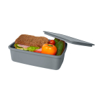 Recycled plastic lunch boxes for businesses 800 ml dark grey colour second view