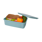Recycled plastic lunch boxes for businesses 800 ml mint green colour second view