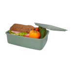 Recycled plastic lunch boxes for businesses 800 ml pastel green colour second view