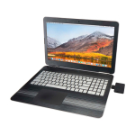 USB hub with 4 ports including Type-A and Type-C outputs black colour second view