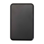 Magnetic wireless power bank, recycled plastic, 10,000 mAh black colour