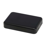 Magnetic wireless power bank, recycled plastic, 10,000 mAh black colour