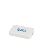 Magnetic wireless power bank, recycled plastic, 10,000 mAh