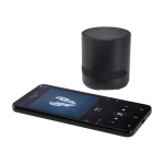 Wireless speaker, recycled plastic, built-in microphone, 3W black colour