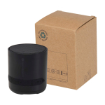 Wireless speaker, recycled plastic, built-in microphone, 3W black colour