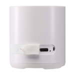 Wireless speaker, recycled plastic, built-in microphone, 3W white colour