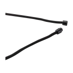 Phone lanyard, eco bamboo detail, centre accent black colour