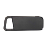 Eco power bank, water-resistant, carabiner, 5,000 mAh black colour