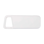 Eco power bank, water-resistant, carabiner, 5,000 mAh white colour